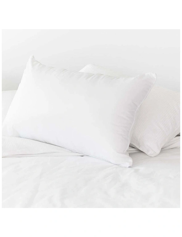 Tontine 46x72cm Allergy Plus Cotton Sleep Pillow Medium Profile Home Bedding, hi-res image number null