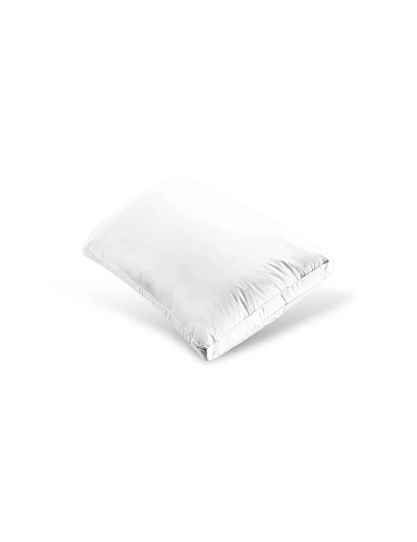 Tontine 46x72cm Luxe Classic Anti Allergy Cotton Pillow Medium Home Bedding WHT, hi-res image number null