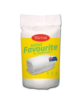 Tontine 240x210cm Aussie Favourite All Seasons King Bed Microfibre Quilt Doona