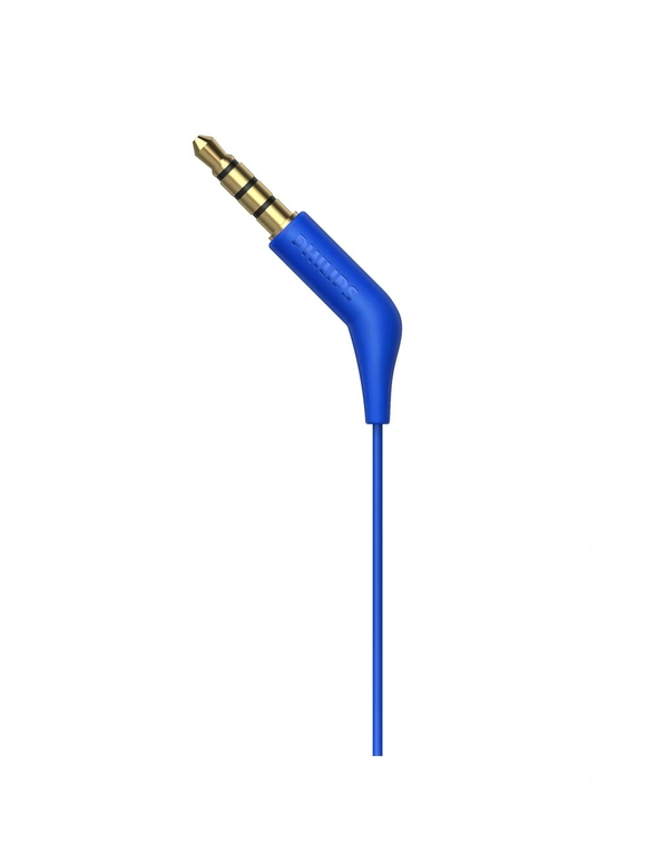 Philips 1000 Series In-Ear Wired Headphones w/ Microphone Blue Music/Audio, hi-res image number null
