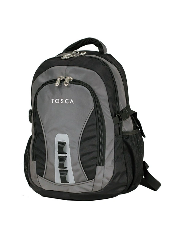 Tosca 46x31x22cm/31L Adult Shoulder Outdoor/Utility Backpack Bag - Black/Grey, hi-res image number null