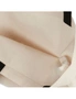 The Good Brand Cotton Logo Tote Hand Carry Shoulder Bag w/ Straps Reusable Ecru, hi-res
