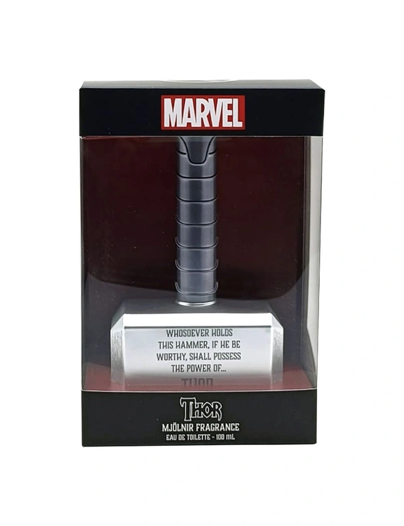 Marvel Thor Men's Hammer Mjolnir Hammer Eau De Toilette EDT Fragrance 100ml, hi-res image number null