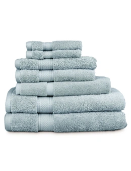 7pc Algodon St. Regis Cotton Bathroom Hand/Bath Towel/Face Washer Pack Mist