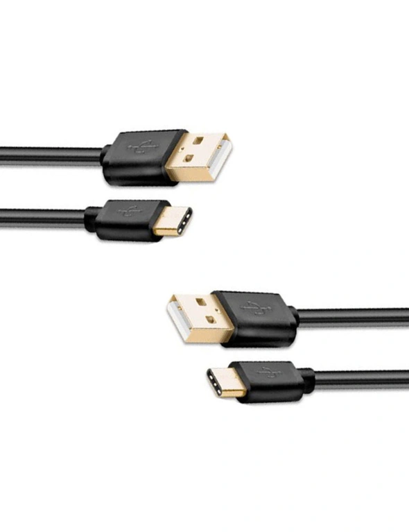 SANSAI1.2m USB Type-C Charge and Sync Cable 2PK, hi-res image number null