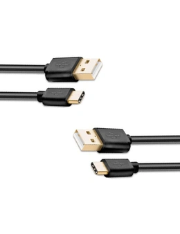 SANSAI1.2m USB Type-C Charge and Sync Cable 2PK