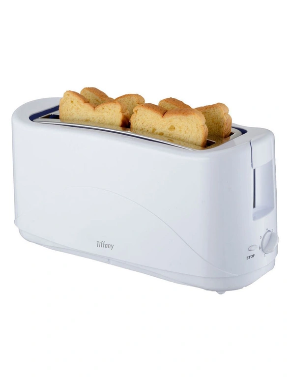 Tiffany 4 Slice Toaster - White, hi-res image number null