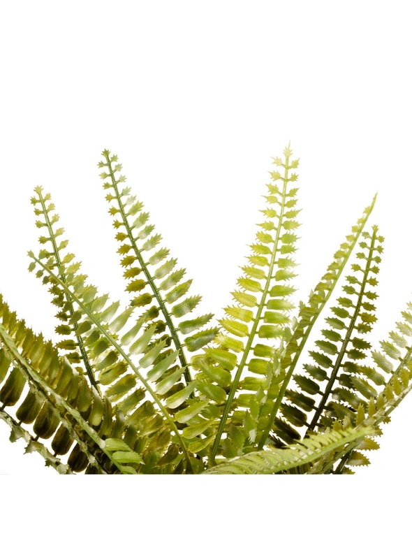 Cooper & Co Boston Artificial Indoor Decorative Plant Leafy Fern Green 30 cm, hi-res image number null