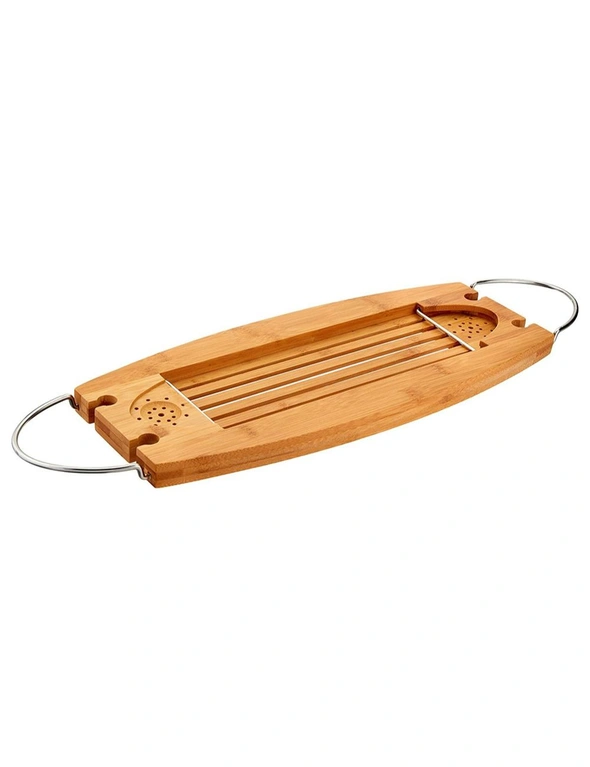 Umbra Tranquil Hanging Bathtub Caddy/Storage w/Built In Hook Natural 49x20.5x2cm, hi-res image number null