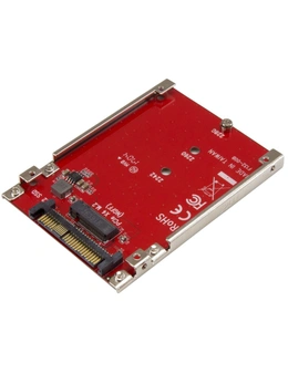 Star Tech M.2 to U.2 (SFF-8639) Adapter for M.2 PCIe NVMe SSDs