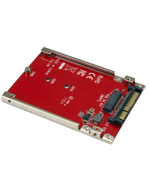 Star Tech M.2 to U.2 (SFF-8639) Adapter for M.2 PCIe NVMe SSDs, hi-res image number null