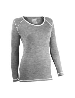 Wilderness Women Long Sleeve Tee Top Size 8 Thermal Activewear Fusion Ice Flow