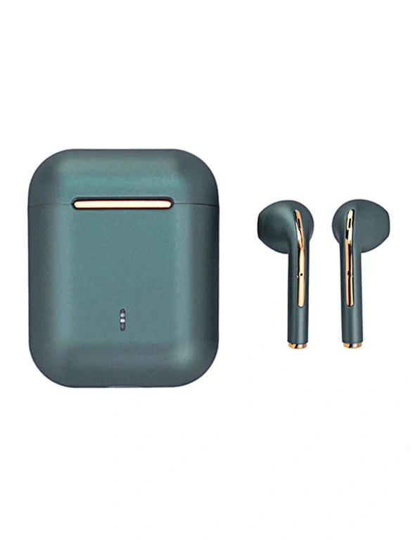 VQ Wren True Wireless Stereo Bluetooth In Ear Earbuds Racing Green/Gold, hi-res image number null