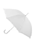 Clifton Single Frill Wedding Stick Umbrella Wood Style Wind Resistant White, hi-res
