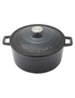 Westinghouse 5L 25cm Round Cast Iron Pot Ombre Grey, hi-res
