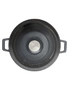 Westinghouse 5L 25cm Round Cast Iron Pot Ombre Grey, hi-res