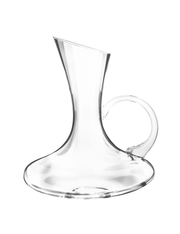 Wilmax England 1200ml Crystalline Glass Decanter Wine Pourer Container Clear, hi-res image number null