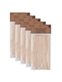 5x 18pc Eco Basics 16.5cm Biodegradable Birchwood Knife Disposable Cutlery Brown, hi-res
