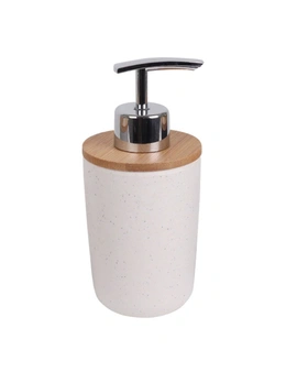 Eco Basics Soap Pump Bathroom/Sink Shampoo/Lotion/Liquid Bottle Dispenser White