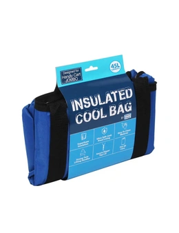 Handy Trolley 45L/38.5cm Insulated Jumbo Cool Bag Lunch Picnic Storage Bllue