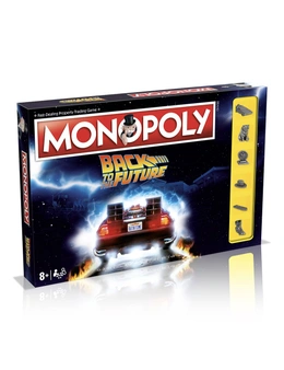 Monopoly Back to the Future Edition Classic Tabletop Family/Party Board Game 8+