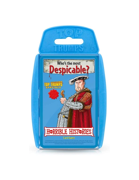 Top Trumps Horrible Histories Interactive Playing Card Deck Game/Collection 5+, hi-res image number null