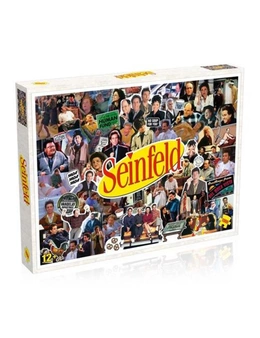 1000pc Top Trumps Seinfeld Themed Puzzle Set The Best Moments 66.5x50cm 12y+