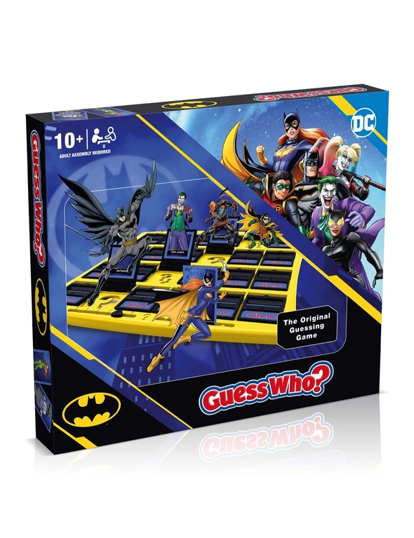 Guess Who Batman Edition Family/Kids/Party Portable Tabletop Board Game 10y+, hi-res image number null