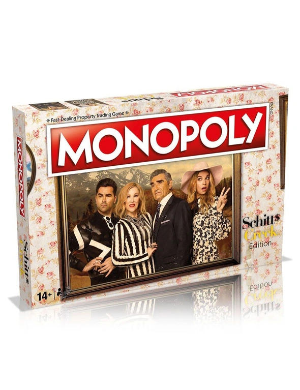 Monopoly Schitt's Creek Edition Classic Tabletop Family/Party Board Game Set 8+, hi-res image number null