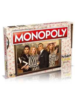 Monopoly Schitt's Creek Edition Classic Tabletop Family/Party Board Game Set 8+