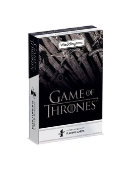 Game of Thrones Waddingtons 6X9cm Classic Playing/Poker Cards Activity Game 18+