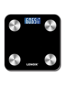Lenoxx WS130 Smart Home Digital Body Weight/BMI/Fat Bathroom Scale 180kg