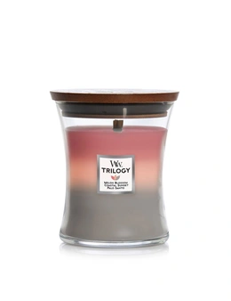 WoodWick Shoreline Trilogy Scented Crafted Candle Glass Jar Wax w/ Lid Medium