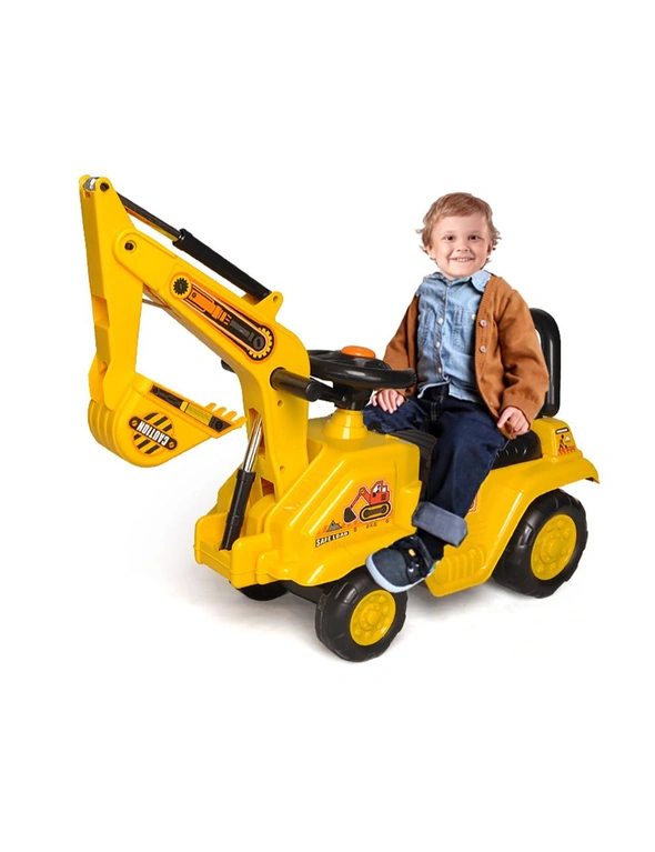 Lenoxx Ride On Excavator Kids Toy, hi-res image number null