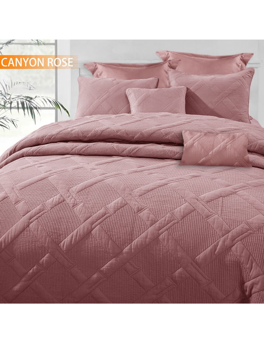 Ramesses 7-Piece Air Cloud Bamboo Blend Matelasse Comforter Set ...