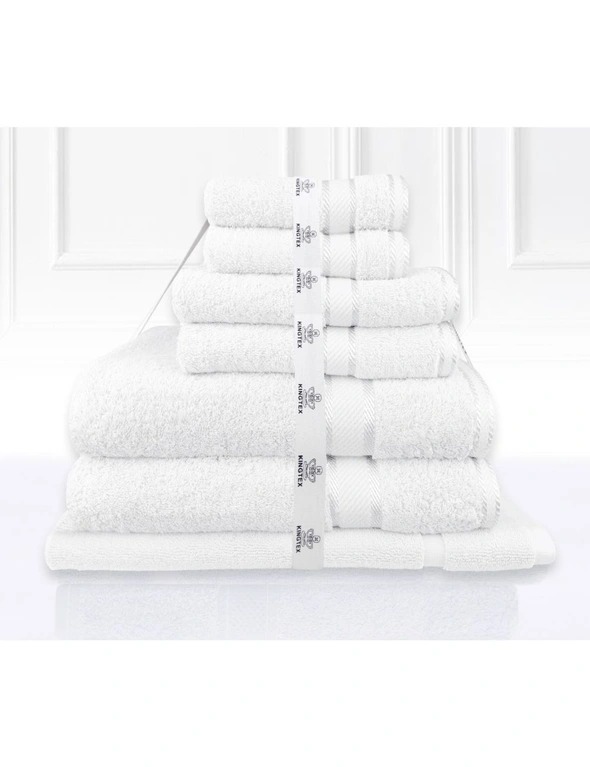 Kingtex 7 Piece Towel Bath Sheet Set, hi-res image number null