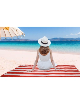 Ramesses Large Egyptian Cotton Jacquard Terry Toweling Beach Towel