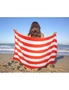 Ramesses Large Egyptian Cotton Jacquard Terry Toweling Beach Towel, hi-res