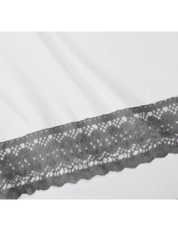 Shangri-La Linen 1500TC Elegant Crochet-Lace Ultrasoft Sheet Set, hi-res image number null
