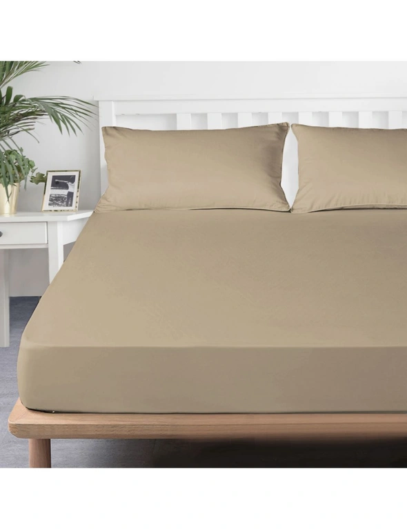 Royal Boutique 100% Egyptian Cotton 2000 Series Fitted Sheet Combo Set, hi-res image number null