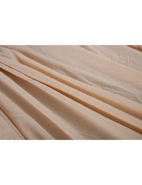 Ramesses 1000TC Linen Bamboo Fitted Sheet Combo Set, hi-res image number null