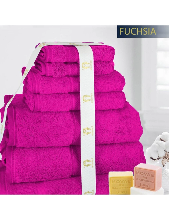 Ramesses 100% Egyptian Cotton 7-Piece Towel set, hi-res image number null
