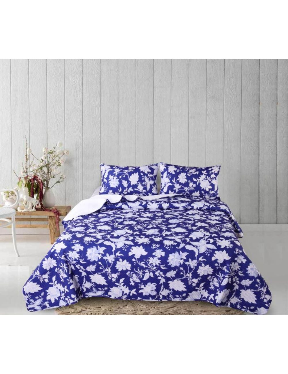 Ramesses Printed Reversible Ultrasonic Bamboo Blend Comforter Set ...