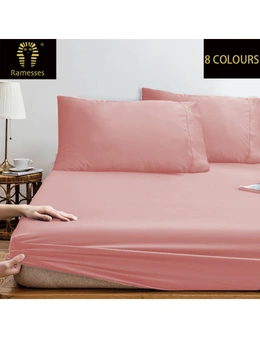 Ramesses 1500TC Elite Signature Collection Ultra Smooth & Breathable 100% Egyptian Cotton Sateen Fitted Sheet Set