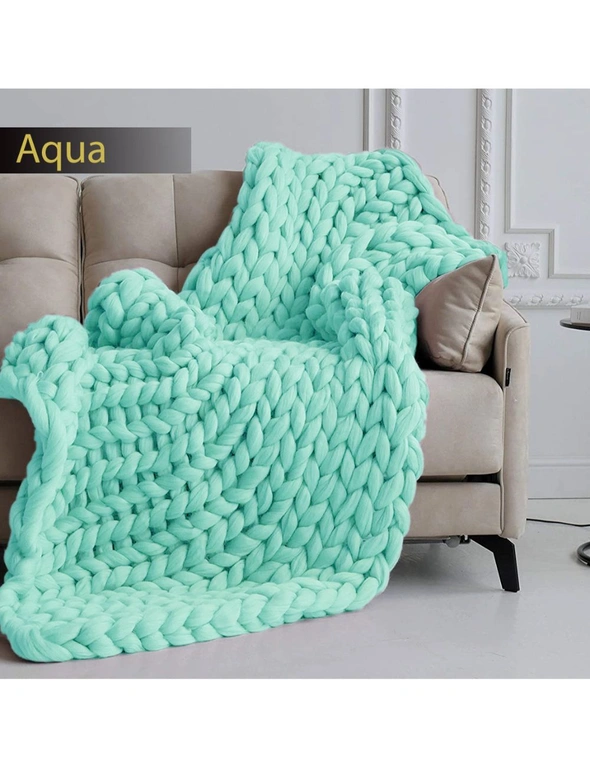 Ramesses Chunky Knit Blanket, hi-res image number null
