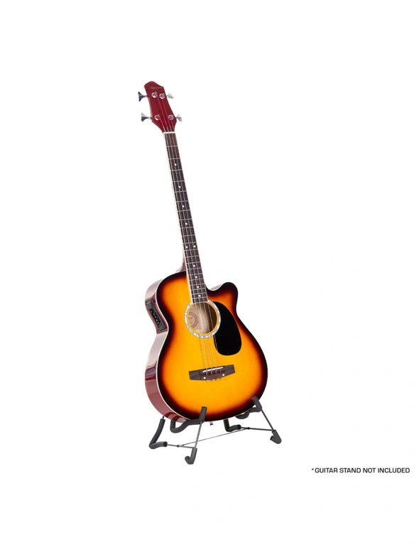 Karrera 43in Acoustic Bass Guitar Sunburst, hi-res image number null
