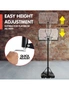 Kahuna Height-Adjustable Basketball Portable Hoop for Kids and Adults, hi-res
