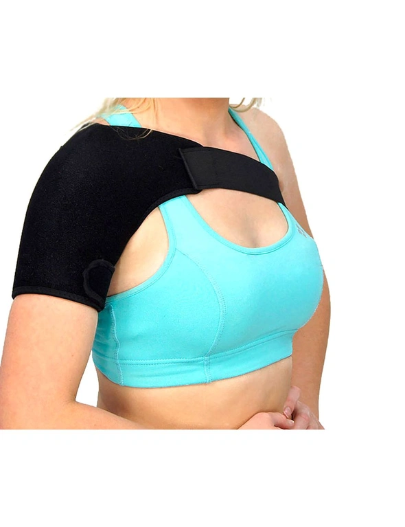 Shoulder Compression Bandage Sports Support Protector Brace Strap Wrap -  Small