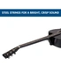 Karrera 38in Acoustic Guitar with Pick Guard Steel String Bag - Black, hi-res