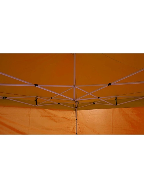 Gazebo Tent Marquee 3x3 PopUp Outdoor Wallaroo - Orange, hi-res image number null